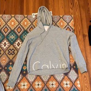 Grey Calvin Klein Hoodie